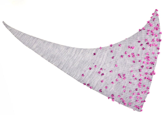 Floral Bouquet Shawl Pattern by Xandy Peters